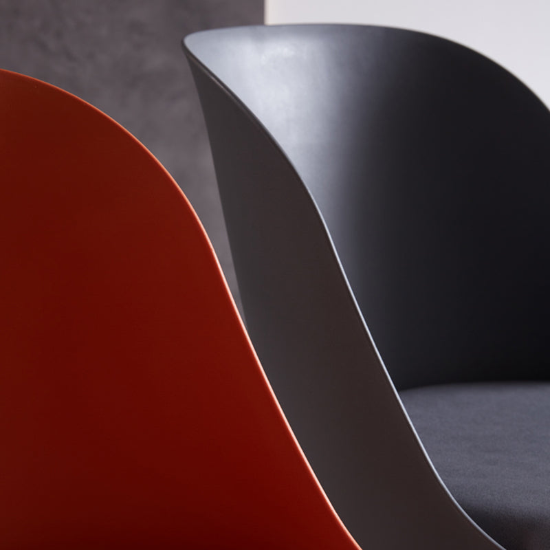 Contemporary Style Kitchen Chair Dining Armless Side Chairs with Metal Legs Clearhalo ' kitchen&dining_furn' 'Dining Chairs' 'Dining Tables & Seating' 'dining_chair' 'furn' 'furn_dining_chair' 'Furniture' 'furniture_dining_chair' 'Kitchen & Dining Furniture' 'kitchen' 4589204