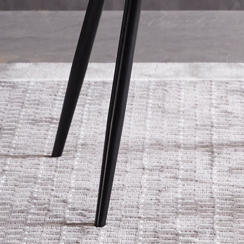 Contemporary Style Kitchen Chair Dining Armless Side Chairs with Metal Legs Clearhalo ' kitchen&dining_furn' 'Dining Chairs' 'Dining Tables & Seating' 'dining_chair' 'furn' 'furn_dining_chair' 'Furniture' 'furniture_dining_chair' 'Kitchen & Dining Furniture' 'kitchen' 4589210