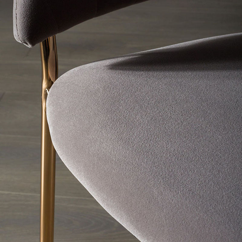 Scandinavian Open Back Arm Dining Chairs Upholstered Side Chair Clearhalo ' kitchen&dining_furn' 'Dining Chairs' 'Dining Tables & Seating' 'dining_chair' 'furn' 'furn_dining_chair' 'Furniture' 'furniture_dining_chair' 'Kitchen & Dining Furniture' 'kitchen' 4589266