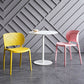 Contemporary Chairs Dining Armless Plastic Open Back Side Chair for Kitchen Clearhalo ' kitchen&dining_furn' 'Dining Chairs' 'Dining Tables & Seating' 'dining_chair' 'furn' 'furn_dining_chair' 'Furniture' 'furniture_dining_chair' 'Kitchen & Dining Furniture' 'kitchen' 4589293