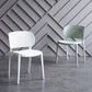 Contemporary Chairs Dining Armless Plastic Open Back Side Chair for Kitchen Clearhalo ' kitchen&dining_furn' 'Dining Chairs' 'Dining Tables & Seating' 'dining_chair' 'furn' 'furn_dining_chair' 'Furniture' 'furniture_dining_chair' 'Kitchen & Dining Furniture' 'kitchen' 4589300