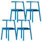Contemporary Chairs Dining Armless Open Back Side Chairs with Metal Legs for Kitchen Blue 4 Piece Set Clearhalo ' kitchen&dining_furn' 'Dining Chairs' 'Dining Tables & Seating' 'dining_chair' 'furn' 'furn_dining_chair' 'Furniture' 'furniture_dining_chair' 'Kitchen & Dining Furniture' 'kitchen' 4589335
