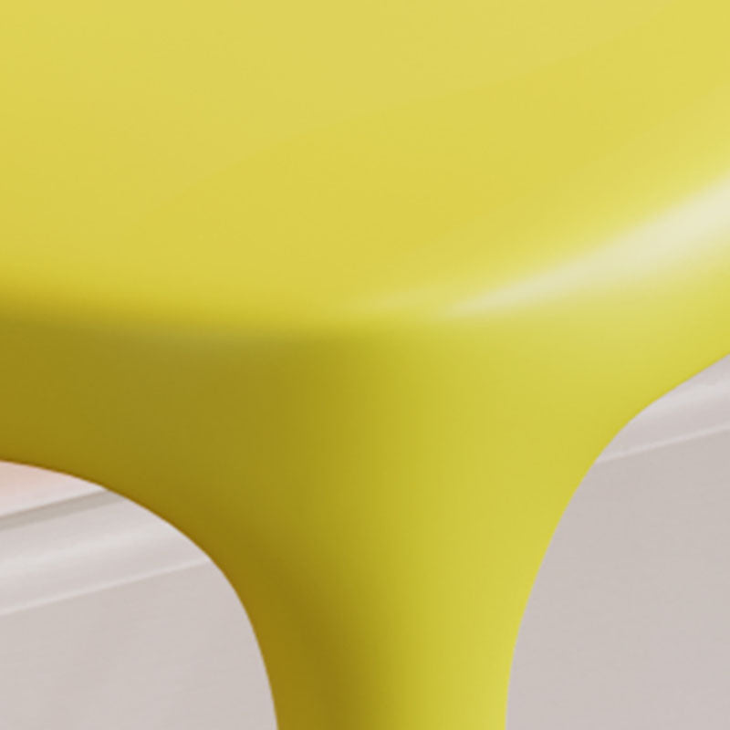 Modern Open Back Arm Chair Matte Finish Plastic Dining Chair Clearhalo ' kitchen&dining_furn' 'Dining Chairs' 'Dining Tables & Seating' 'dining_chair' 'furn' 'furn_dining_chair' 'Furniture' 'furniture_dining_chair' 'Kitchen & Dining Furniture' 'kitchen' 4589367