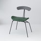 Industrial Open Back Armless Dining Chairs Leather Dining Side Chair Green 1 Piece Clearhalo ' kitchen&dining_furn' 'Dining Chairs' 'Dining Tables & Seating' 'dining_chair' 'Furniture' 'furniture_dining_chair' 'Kitchen & Dining Furniture' 'kitchen' 4589384