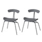 Industrial Open Back Armless Dining Chairs Leather Dining Side Chair Grey Set of 2 Clearhalo ' kitchen&dining_furn' 'Dining Chairs' 'Dining Tables & Seating' 'dining_chair' 'Furniture' 'furniture_dining_chair' 'Kitchen & Dining Furniture' 'kitchen' 4589397