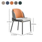Scandinavian Dining Fabric Side Chairs Armless Solid Back Chair Clearhalo ' kitchen&dining_furn' 'Dining Chairs' 'Dining Tables & Seating' 'dining_chair' 'furn' 'furn_dining_chair' 'Furniture' 'furniture_dining_chair' 'Kitchen & Dining Furniture' 'kitchen' 4589422