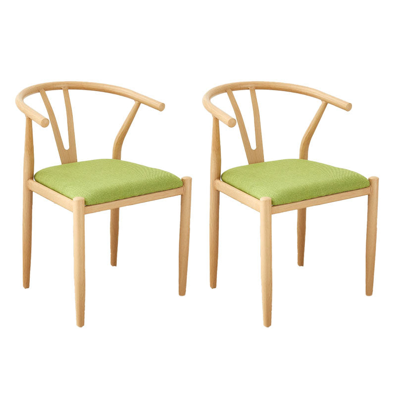 Contemporary Style Chair Dining Armless Side Chair with Metal Legs for Kitchen Green 2 Piece Set Clearhalo ' kitchen&dining_furn' 'Dining Chairs' 'Dining Tables & Seating' 'dining_chair' 'furn' 'furn_dining_chair' 'Furniture' 'furniture_dining_chair' 'Kitchen & Dining Furniture' 'kitchen' 4589466