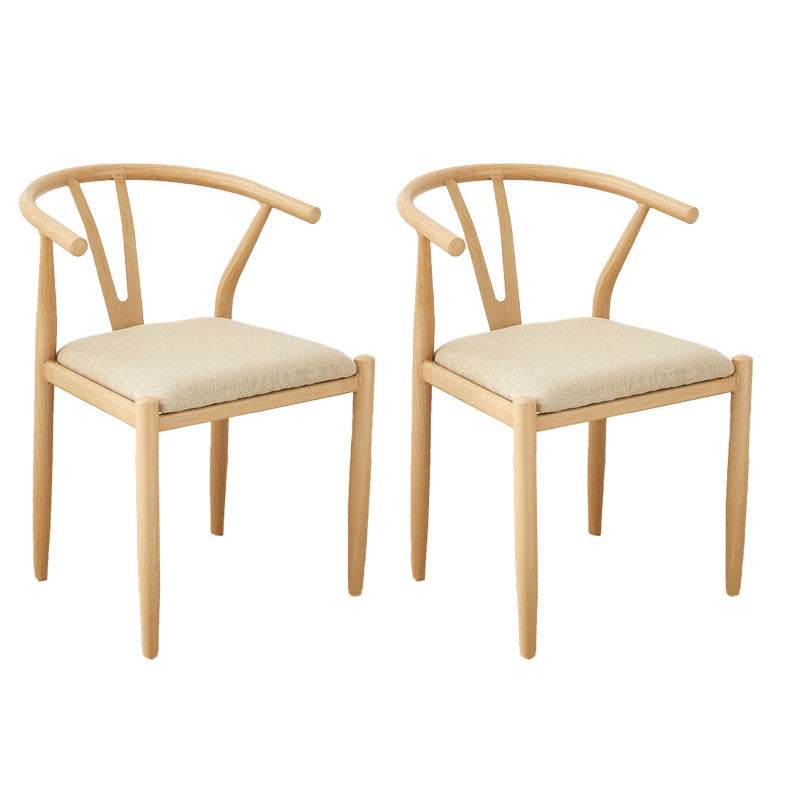 Contemporary Style Chair Dining Armless Side Chair with Metal Legs for Kitchen Yellow 2 Piece Set Clearhalo ' kitchen&dining_furn' 'Dining Chairs' 'Dining Tables & Seating' 'dining_chair' 'furn' 'furn_dining_chair' 'Furniture' 'furniture_dining_chair' 'Kitchen & Dining Furniture' 'kitchen' 4589469