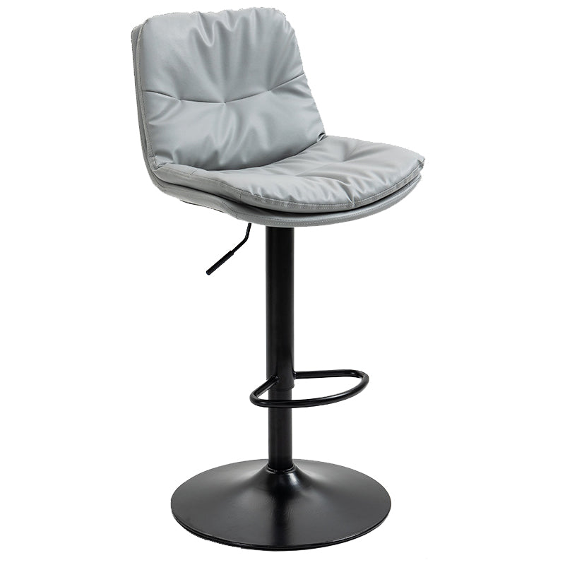 Modern Style Metal Bar Stools with Swivel and Adjustable Height Living Room Bar Stools Clearhalo 'Bar Furniture' 'Bar Stools' 'bar_stools' 'furn' 'furn_bar_stools' 'furniture_bar_stools' 'Kitchen & Dining Furniture' 'kitchen&dining_furn' 'kitchen' 'kitchen_furn' Furniture' 4589481