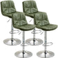 Modern Style Metal Bar Stools with Swivel and Adjustable Height Living Room Bar Stools Green Chrome 4 Piece Set Clearhalo 'Bar Furniture' 'Bar Stools' 'bar_stools' 'furn' 'furn_bar_stools' 'furniture_bar_stools' 'Kitchen & Dining Furniture' 'kitchen&dining_furn' 'kitchen' 'kitchen_furn' Furniture' 4589523