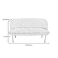 30.71" H Linen Armless Contemporary Sofa with Tight Back for Apartment Clearhalo 'furn' 'furn_sofas' 'Furniture' 'furniture_sofas' 'kitchen' 'kitchen_sofas' 'Living Room Furniture' 'Sofa' 'sofas' 4591698