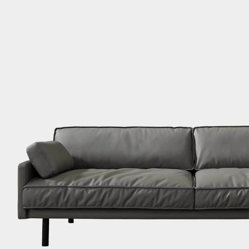 Tight Back Square Arm Industrial Sofa with Waterproof and Wear-resistant Clearhalo 'furn' 'furn_sofas' 'Furniture' 'furniture_sofas' 'kitchen' 'kitchen_sofas' 'Living Room Furniture' 'Sofa' 'sofas' 4591708