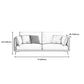 Modern Green and White Fabric Sofa Square Arm Sofa for Living Room Clearhalo 'furn' 'furn_sofas' 'Furniture' 'furniture_sofas' 'kitchen' 'kitchen_sofas' 'Living Room Furniture' 'Sofa' 'sofas' 4591748