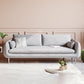 Loose Back Velvet Square Arm Contemporary Sofa with Slipcovered for Apartment Grey Clearhalo 'furn' 'furn_sofas' 'Furniture' 'furniture_sofas' 'kitchen' 'kitchen_sofas' 'Living Room Furniture' 'Sofa' 'sofas' 4591762