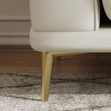 Modern Style Solid Wood Material Base Cloth Art & Leather Rice White Rectangular Sofa Clearhalo 'furn' 'furn_sofas' 'Furniture' 'furniture_sofas' 'kitchen' 'kitchen_sofas' 'Living Room Furniture' 'Sofa' 'sofas' 4591774