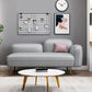 Hair Pin Legs Tight Back Square Arm Transitional Modern Loveseat for Apartment Grey Clearhalo 'furn' 'furn_sofas' 'Furniture' 'furniture_sofas' 'kitchen' 'kitchen_sofas' 'Living Room Furniture' 'Sofa' 'sofas' 4591805