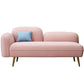 Hair Pin Legs Tight Back Square Arm Transitional Modern Loveseat for Apartment Clearhalo 'furn' 'furn_sofas' 'Furniture' 'furniture_sofas' 'kitchen' 'kitchen_sofas' 'Living Room Furniture' 'Sofa' 'sofas' 4591808