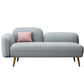Hair Pin Legs Tight Back Square Arm Transitional Modern Loveseat for Apartment Clearhalo 'furn' 'furn_sofas' 'Furniture' 'furniture_sofas' 'kitchen' 'kitchen_sofas' 'Living Room Furniture' 'Sofa' 'sofas' 4591809