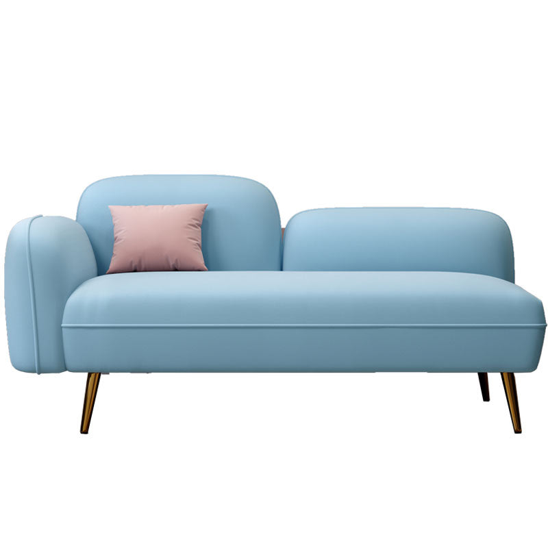 Hair Pin Legs Tight Back Square Arm Transitional Modern Loveseat for Apartment Clearhalo 'furn' 'furn_sofas' 'Furniture' 'furniture_sofas' 'kitchen' 'kitchen_sofas' 'Living Room Furniture' 'Sofa' 'sofas' 4591810