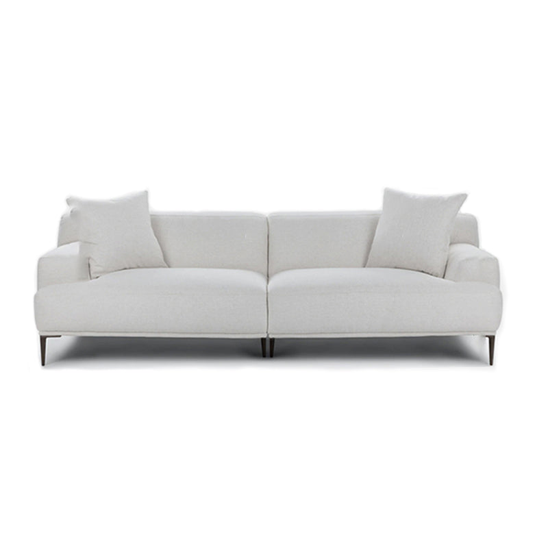 Tight Back Recessed Arm Sofa with Down Fill Cushions for Apartment and Living Room Nanofabrics Clearhalo 'furn' 'furn_sofas' 'Furniture' 'furniture_sofas' 'kitchen' 'kitchen_sofas' 'Living Room Furniture' 'Sofa' 'sofas' 4591823