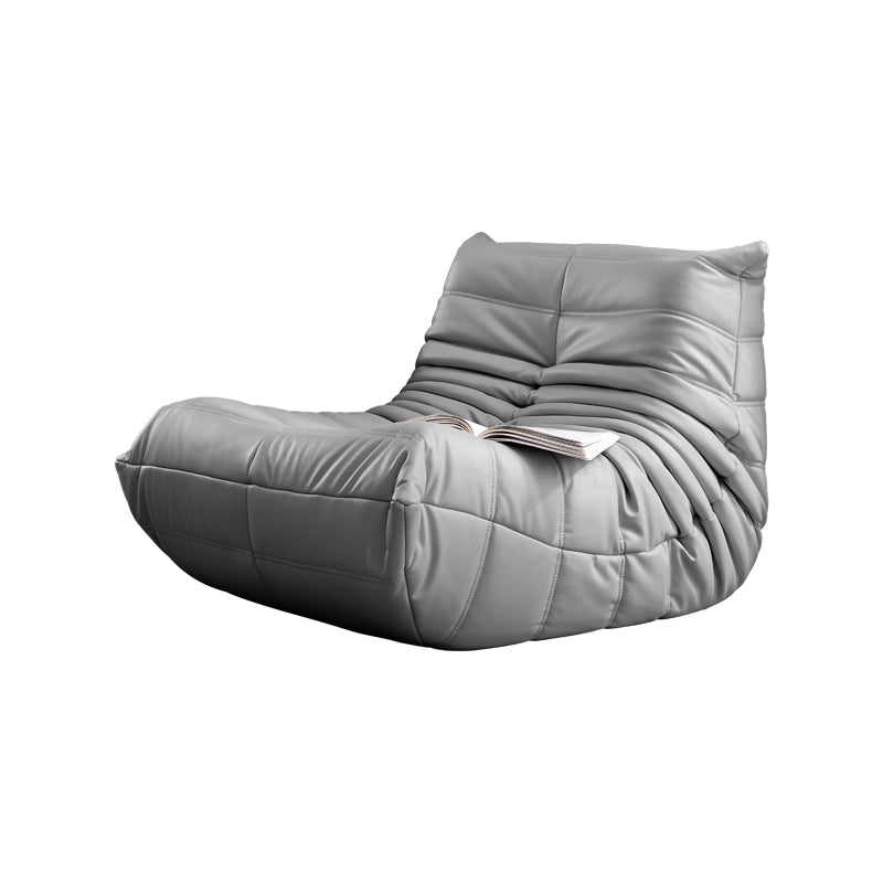 Ultra-Modern Sofa 27.6"High Tuxedo Arm Tight Back Single Cushion Seat Sofa Grey Clearhalo 'furn' 'furn_sofas' 'Furniture' 'furniture_sofas' 'kitchen' 'kitchen_sofas' 'Living Room Furniture' 'Sofa' 'sofas' 4591832