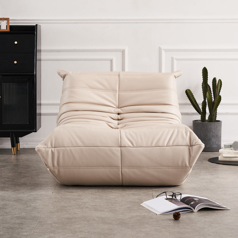 Ultra-Modern Sofa 27.6"High Tuxedo Arm Tight Back Single Cushion Seat Sofa Clearhalo 'furn' 'furn_sofas' 'Furniture' 'furniture_sofas' 'kitchen' 'kitchen_sofas' 'Living Room Furniture' 'Sofa' 'sofas' 4591834