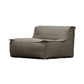 Linen Armless Sofa Tight Back 33"W Modern Sofa for Living Room 31.5"L x 33"W x 28"H Faux Leather Clearhalo 'furn' 'furn_sofas' 'Furniture' 'furniture_sofas' 'kitchen' 'kitchen_sofas' 'Living Room Furniture' 'Sofa' 'sofas' 4591871