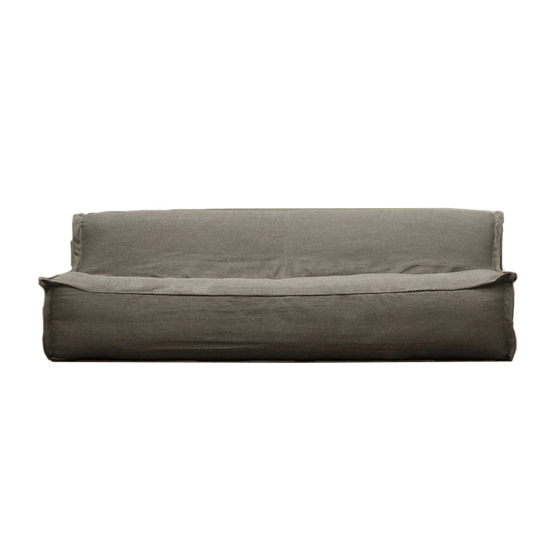 Linen Armless Sofa Tight Back 33"W Modern Sofa for Living Room 83"L x 33.5"W x 28"H Clearhalo 'furn' 'furn_sofas' 'Furniture' 'furniture_sofas' 'kitchen' 'kitchen_sofas' 'Living Room Furniture' 'Sofa' 'sofas' 4591872