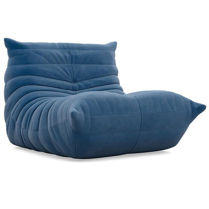 Ultra-Modern Single Cushion Seat Tight Back Sofa 27.6"High Tuxedo Arm Sofa Navy Clearhalo 'furn' 'furn_sofas' 'Furniture' 'furniture_sofas' 'kitchen' 'kitchen_sofas' 'Living Room Furniture' 'Sofa' 'sofas' 4591880