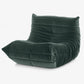 Ultra-Modern Single Cushion Seat Tight Back Sofa 27.6"High Tuxedo Arm Sofa Blackish Green Clearhalo 'furn' 'furn_sofas' 'Furniture' 'furniture_sofas' 'kitchen' 'kitchen_sofas' 'Living Room Furniture' 'Sofa' 'sofas' 4591883