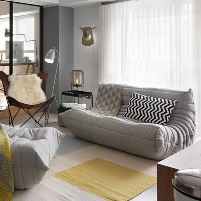 Ultra-Modern Single Cushion Seat Tight Back Sofa 27.6"High Tuxedo Arm Sofa Clearhalo 'furn' 'furn_sofas' 'Furniture' 'furniture_sofas' 'kitchen' 'kitchen_sofas' 'Living Room Furniture' 'Sofa' 'sofas' 4591888