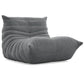 Ultra-Modern Single Cushion Seat Tight Back Sofa 27.6"High Tuxedo Arm Sofa Grey Clearhalo 'furn' 'furn_sofas' 'Furniture' 'furniture_sofas' 'kitchen' 'kitchen_sofas' 'Living Room Furniture' 'Sofa' 'sofas' 4591892