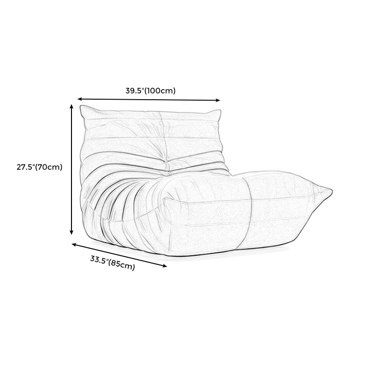 Ultra-Modern Single Cushion Seat Tight Back Sofa 27.6"High Tuxedo Arm Sofa Clearhalo 'furn' 'furn_sofas' 'Furniture' 'furniture_sofas' 'kitchen' 'kitchen_sofas' 'Living Room Furniture' 'Sofa' 'sofas' 4591895