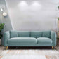 Tight Back Square Arm Ultra-Modern Sofa with Hair Pin Legs for Apartment Blue Velvet Clearhalo 'furn' 'furn_sofas' 'Furniture' 'furniture_sofas' 'kitchen' 'kitchen_sofas' 'Living Room Furniture' 'Sofa' 'sofas' 4591923