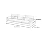 Contemporary Square Arm Sofa with Loose Back for Living Room, Apartment Clearhalo 'furn' 'furn_sofas' 'Furniture' 'furniture_sofas' 'kitchen' 'kitchen_sofas' 'Living Room Furniture' 'Sofa' 'sofas' 4591944