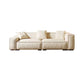Tight Back Faux Leather Square Arm Sofa with Stain Resistant and Wear Resistance 94"L x 39"W x 28"H Ivory Clearhalo 'furn' 'furn_sofas' 'Furniture' 'furniture_sofas' 'kitchen' 'kitchen_sofas' 'Living Room Furniture' 'Sofa' 'sofas' 4591961