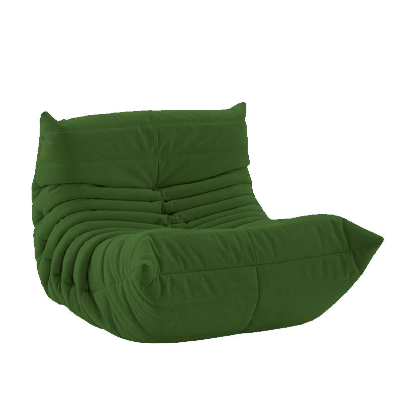 Ultra-Modern Single Seat Biscuit Back Sofa 35.43"D x 39.37"W x 27.6"H Armless Sofa Blackish Green Clearhalo 'furn' 'furn_sofas' 'Furniture' 'furniture_sofas' 'kitchen' 'kitchen_sofas' 'Living Room Furniture' 'Sofa' 'sofas' 4592030