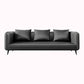 Office Modern Tuxedo Arm Sofa with Bolster Pillows for Bonus Room, Living Room 70.9"L x 29.5"W x 29.5"H Grey Clearhalo 'furn' 'furn_sofas' 'Furniture' 'furniture_sofas' 'kitchen' 'kitchen_sofas' 'Living Room Furniture' 'Sofa' 'sofas' 4592062