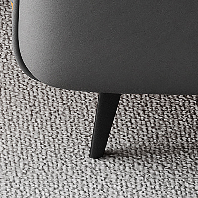 Office Modern Tuxedo Arm Sofa with Bolster Pillows for Bonus Room, Living Room Clearhalo 'furn' 'furn_sofas' 'Furniture' 'furniture_sofas' 'kitchen' 'kitchen_sofas' 'Living Room Furniture' 'Sofa' 'sofas' 4592069