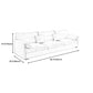 Beach Biscuit Back Standard Sofa 27.6"High Pillow Top Arm Sofa, Beige Clearhalo 'furn' 'furn_sofas' 'Furniture' 'furniture_sofas' 'kitchen' 'kitchen_sofas' 'Living Room Furniture' 'Sofa' 'sofas' 4592111
