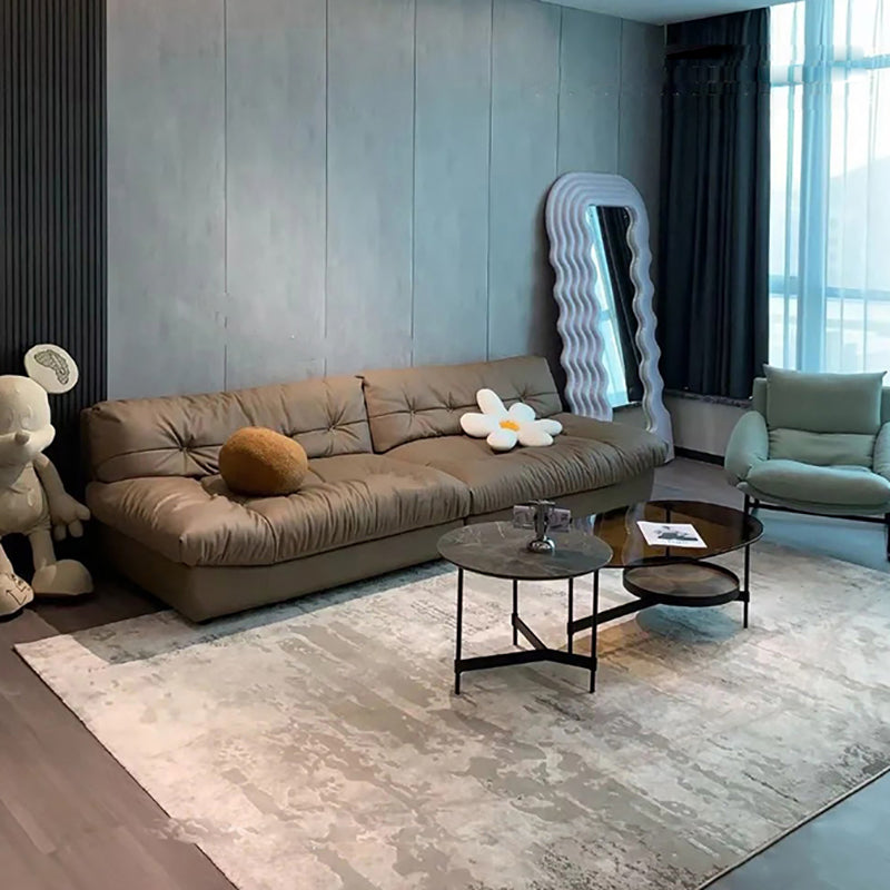 29.53" H Scandinavian Armless Sofa with Tufted Back Sofa for Living Room Clearhalo 'furn' 'furn_sofas' 'Furniture' 'furniture_sofas' 'kitchen' 'kitchen_sofas' 'Living Room Furniture' 'Sofa' 'sofas' 4592116