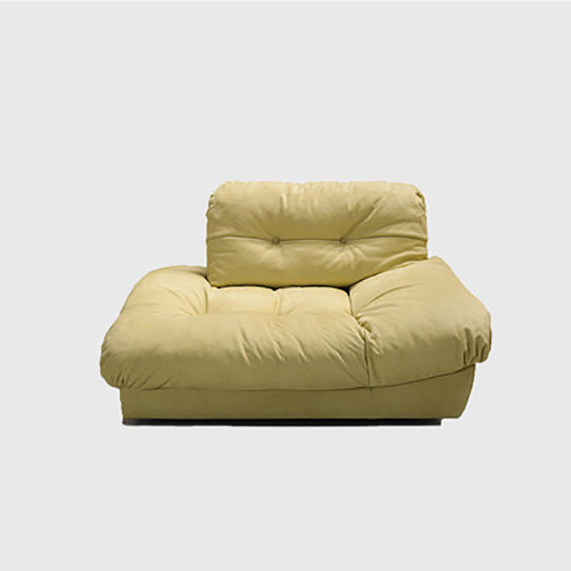 29.53" H Scandinavian Armless Sofa with Tufted Back Sofa for Living Room 47"L x 39"W x 30"H Clearhalo 'furn' 'furn_sofas' 'Furniture' 'furniture_sofas' 'kitchen' 'kitchen_sofas' 'Living Room Furniture' 'Sofa' 'sofas' 4592120