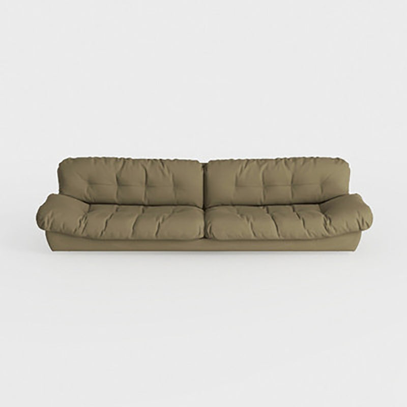 29.53" H Scandinavian Armless Sofa with Tufted Back Sofa for Living Room 126"L x 39.4"W x 29.5"H Clearhalo 'furn' 'furn_sofas' 'Furniture' 'furniture_sofas' 'kitchen' 'kitchen_sofas' 'Living Room Furniture' 'Sofa' 'sofas' 4592122