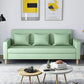 28.35" H Linen Square Arm Modern Sofa with Tight Back Slipcovered Sofa Mint Green Clearhalo 'furn' 'furn_sofas' 'Furniture' 'furniture_sofas' 'kitchen' 'kitchen_sofas' 'Living Room Furniture' 'Sofa' 'sofas' 4592361
