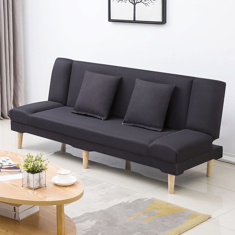 29.53" H Armless Modern Convertible Sofa with Tight Back Sofa for Living Room, Apartment