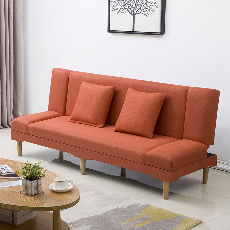 29.53" H Armless Modern Convertible Sofa with Tight Back Sofa for Living Room, Apartment