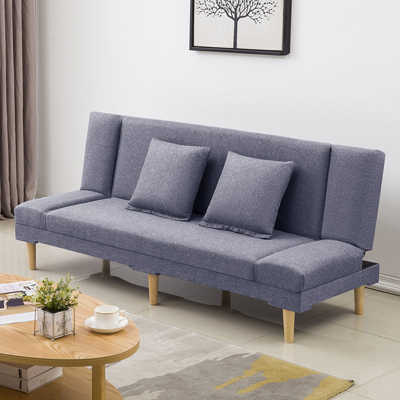 29.53" H Armless Modern Convertible Sofa with Tight Back Sofa for Living Room, Apartment