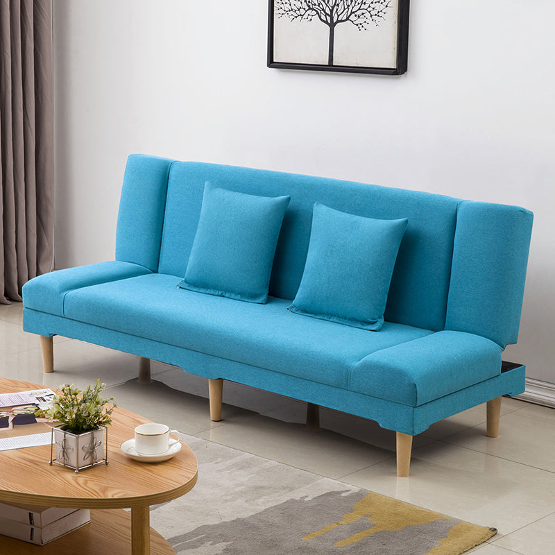 29.53" H Armless Modern Convertible Sofa with Tight Back Sofa for Living Room, Apartment