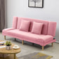 29.53" H Armless Modern Convertible Sofa with Tight Back Sofa for Living Room, Apartment