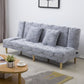 29.53" H Armless Modern Convertible Sofa with Tight Back Sofa for Living Room, Apartment